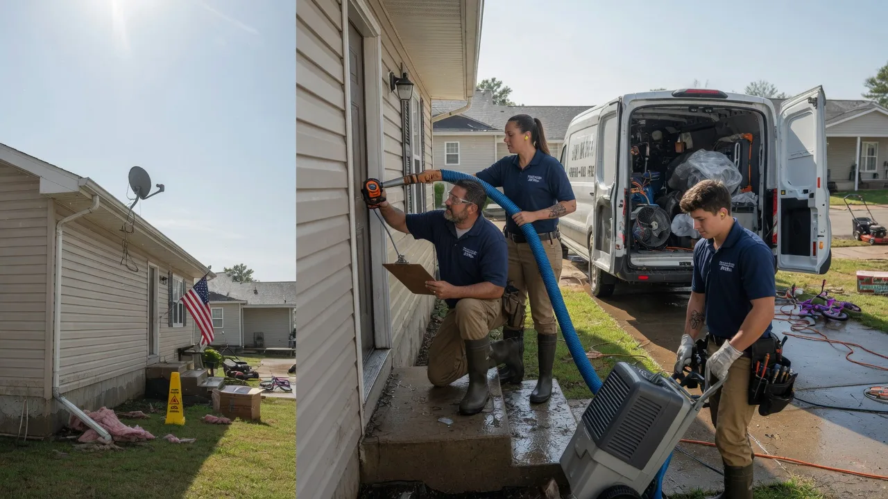 Ceiling Water Damage Restoration in Dowling, MI near me
